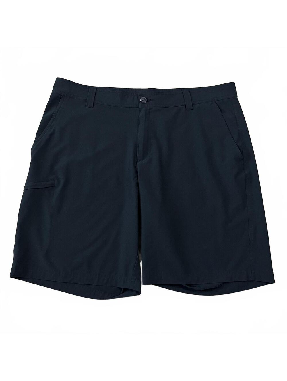 Columbia Mens Black Performance Stretch Shorts 10” Black Size 42